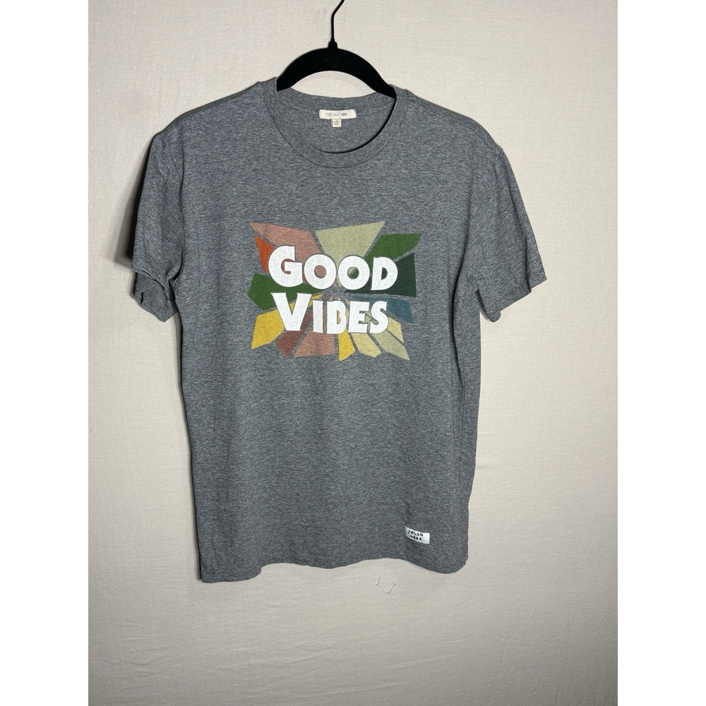 Jason Mraz Good Vibes Summer 2018 Tour Graphic Band T-Shirt Gray Organic Sound S